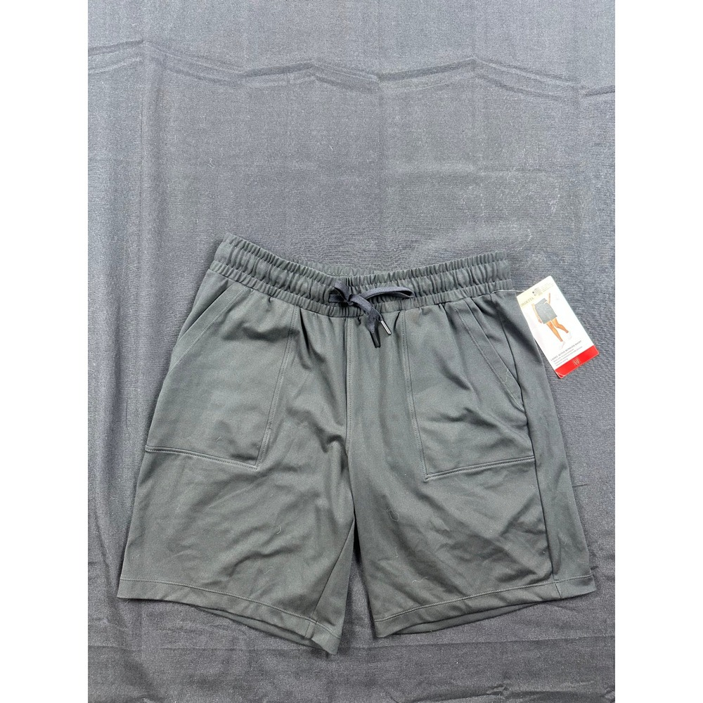 Mondetta Ladies Active Bermuda Shorts Black Medium NWT Moisture Wicking Pockets